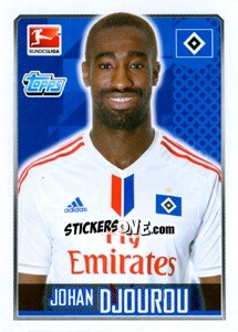 Sticker Johan Djourou - German Football Bundesliga 2014-2015 n. 99 - Topps