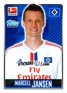 Sticker Marcell Jansen - German Football Bundesliga 2014-2015 - Topps