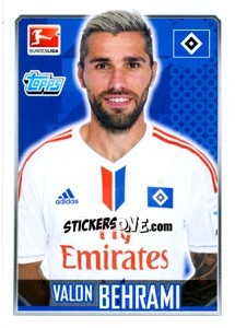 Figurina Valon Behrami - German Football Bundesliga 2014-2015 - Topps