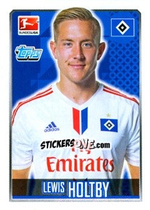 Sticker Lewis Holtby - German Football Bundesliga 2014-2015 n. 105 - Topps