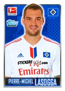Sticker Pierre-Michel Lasogga - German Football Bundesliga 2014-2015 n. 108 - Topps