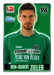 Sticker Ron-Robert Zieler - German Football Bundesliga 2014-2015 n. 112 - Topps