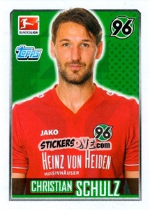 Sticker Christian Schulz - German Football Bundesliga 2014-2015 - Topps