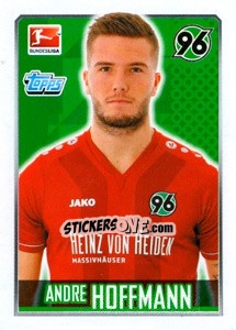 Sticker Andre Hoffmann - German Football Bundesliga 2014-2015 n. 116 - Topps