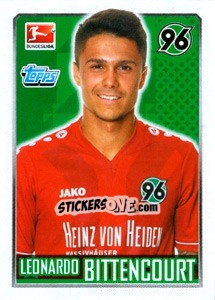 Figurina Leonardo Bittencourt - German Football Bundesliga 2014-2015 - Topps