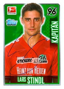 Sticker Lars Stindl - German Football Bundesliga 2014-2015 n. 120 - Topps