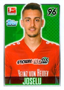 Sticker Joselu - German Football Bundesliga 2014-2015 n. 123 - Topps