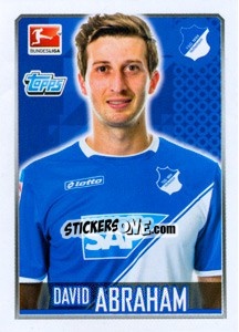 Sticker David Abraham - German Football Bundesliga 2014-2015 - Topps