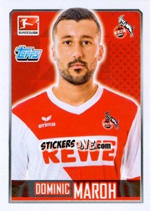 Sticker Dominic Maroh - German Football Bundesliga 2014-2015 n. 145 - Topps