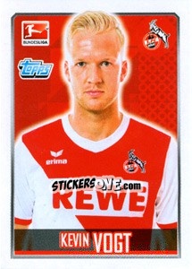 Sticker Kevin Vogt - German Football Bundesliga 2014-2015 n. 147 - Topps