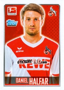 Sticker Daniel Halfar - German Football Bundesliga 2014-2015 n. 149 - Topps