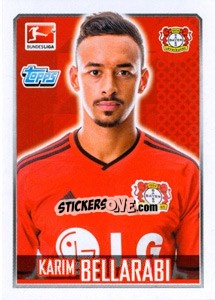 Sticker Karim Bellarabi - German Football Bundesliga 2014-2015 - Topps