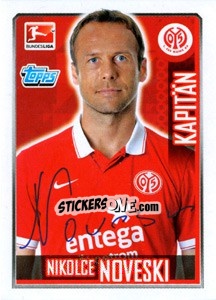 Sticker Nikolce Noveski - German Football Bundesliga 2014-2015 n. 173 - Topps
