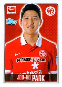 Sticker Joo-Ho Park - German Football Bundesliga 2014-2015 - Topps