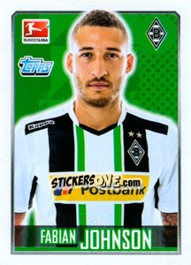 Sticker Fabian Johnson - German Football Bundesliga 2014-2015 n. 192 - Topps