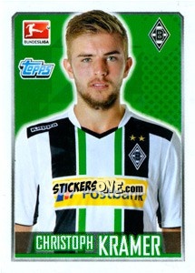 Sticker Christoph Kramer - German Football Bundesliga 2014-2015 n. 193 - Topps