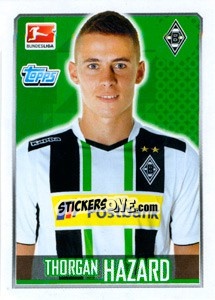 Sticker Thorgan Hazard - German Football Bundesliga 2014-2015 n. 196 - Topps