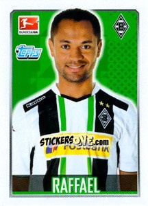 Sticker Raffael - German Football Bundesliga 2014-2015 n. 197 - Topps