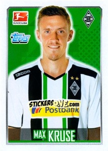 Sticker Max Kruse - German Football Bundesliga 2014-2015 - Topps