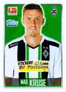 Sticker Max Kruse - German Football Bundesliga 2014-2015 n. 198 - Topps