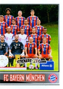 Sticker Mannschaft - German Football Bundesliga 2014-2015 n. 200 - Topps