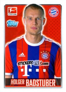 Sticker Holger Badstuber - German Football Bundesliga 2014-2015 n. 204 - Topps