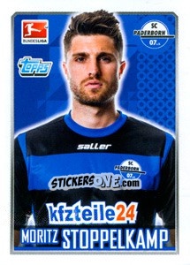 Sticker Moritz Stoppelkamp - German Football Bundesliga 2014-2015 - Topps