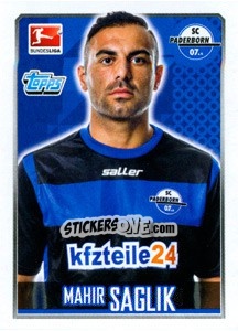 Sticker Mahir Sağlik - German Football Bundesliga 2014-2015 n. 227 - Topps