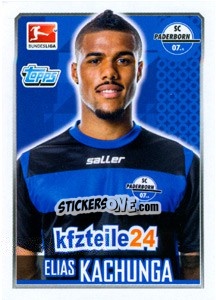 Sticker Elias Kachunga - German Football Bundesliga 2014-2015 n. 228 - Topps