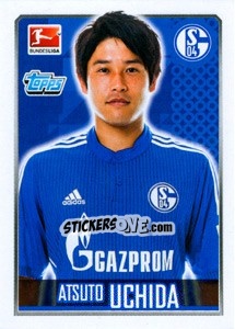 Sticker Atsuto Uchida - German Football Bundesliga 2014-2015 - Topps