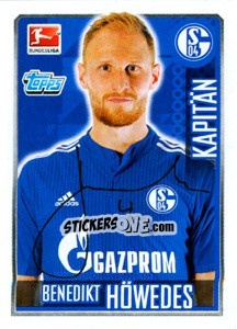 Sticker Benedikt Höwedes - German Football Bundesliga 2014-2015 n. 235 - Topps