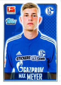 Sticker Max Meyer - German Football Bundesliga 2014-2015 - Topps