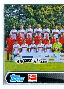 Sticker Mannschaft - German Football Bundesliga 2014-2015 - Topps