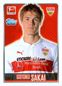 Sticker Gotoku Sakai - German Football Bundesliga 2014-2015 - Topps