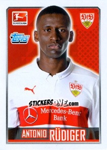 Sticker Antonio Rüdiger - German Football Bundesliga 2014-2015 - Topps