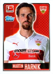 Sticker Martin Harnik - German Football Bundesliga 2014-2015 n. 254 - Topps