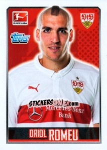 Sticker Oriol Romeu - German Football Bundesliga 2014-2015 n. 255 - Topps
