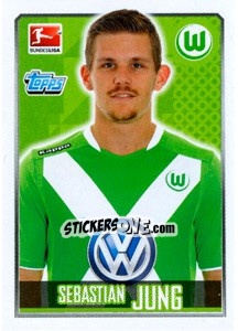 Sticker Sebastian Jung - German Football Bundesliga 2014-2015 n. 264 - Topps