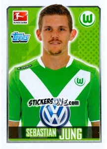 Cromo Sebastian Jung - German Football Bundesliga 2014-2015 - Topps