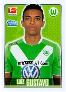 Sticker Luiz Gustavo - German Football Bundesliga 2014-2015 - Topps