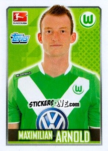 Sticker Maximilian Arnold - German Football Bundesliga 2014-2015 n. 269 - Topps