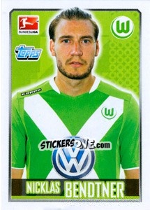 Sticker Nicklas Bendtner - German Football Bundesliga 2014-2015 n. 272 - Topps
