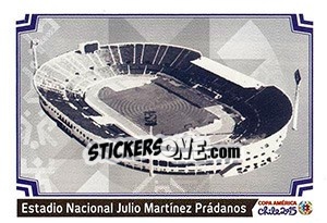 Sticker Estadio Nacional, Santiago - Copa América. Chile 2015 - Panini