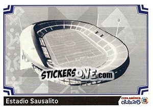 Figurina Estadio Sausalito, Viña del Mar - Copa América. Chile 2015 - Panini