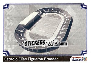 Sticker Estadio Elias Figueroa Brander, Valparaíso - Copa América. Chile 2015 n. 11 - Panini