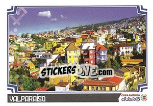 Sticker Valparaíso - Copa América. Chile 2015 n. 12 - Panini