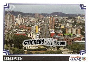 Sticker Concepción - Copa América. Chile 2015 n. 17 - Panini