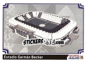 Sticker Estadio Germán Becker, Temuco - Copa América. Chile 2015 n. 20 - Panini