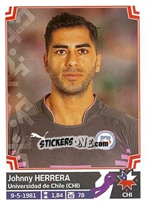 Figurina Johnny Herrera - Copa América. Chile 2015 - Panini