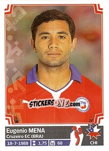 Sticker Eugenio Mena - Copa América. Chile 2015 - Panini